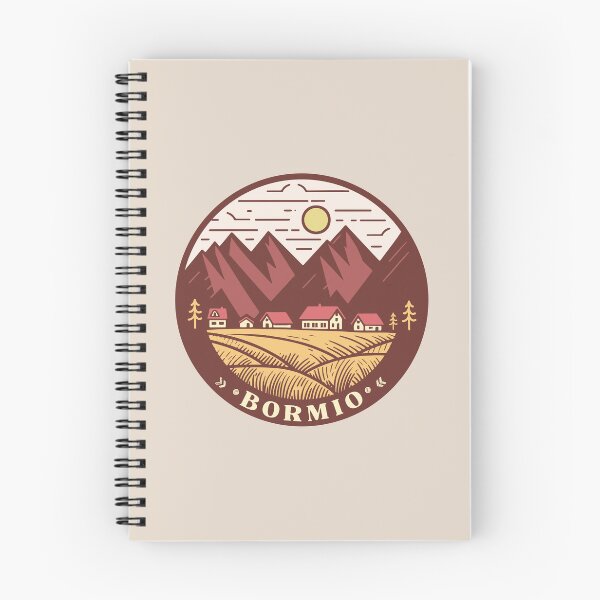 Item preview, Bormio Italia doodle fields landscape badge  designed and sold by InvestingRoad.