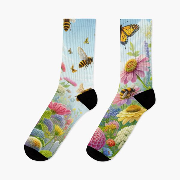 Item preview, Blossom Symphony: A Serenade of Nature's Pollinators at Work designed and sold by ArtComixHaven.