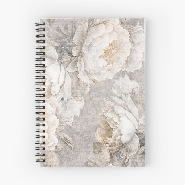 Item preview, Large beige peonies. Neutral floral classic bedroom. Boho flowers. designed and sold by arsiart.