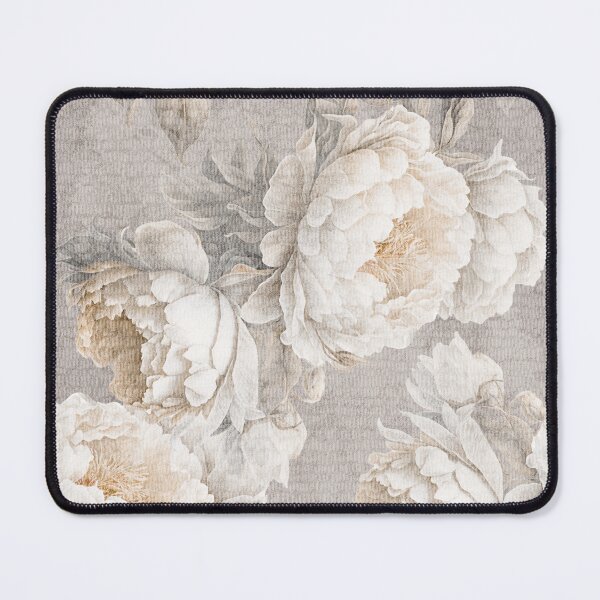 Item preview, Large beige peonies. Neutral floral classic bedroom. Boho flowers. designed and sold by arsiart.