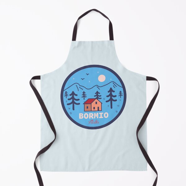 Item preview, Bormio Italia doodle fields landscape badge designed and sold by InvestingRoad.