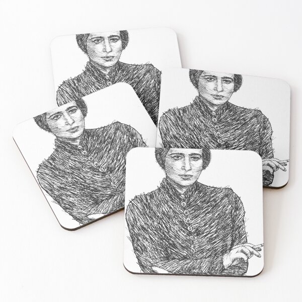 Item preview, HANNAH ARENDT ink portrait .6 designed and sold by lautir.