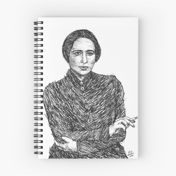 Item preview, HANNAH ARENDT ink portrait .6 designed and sold by lautir.