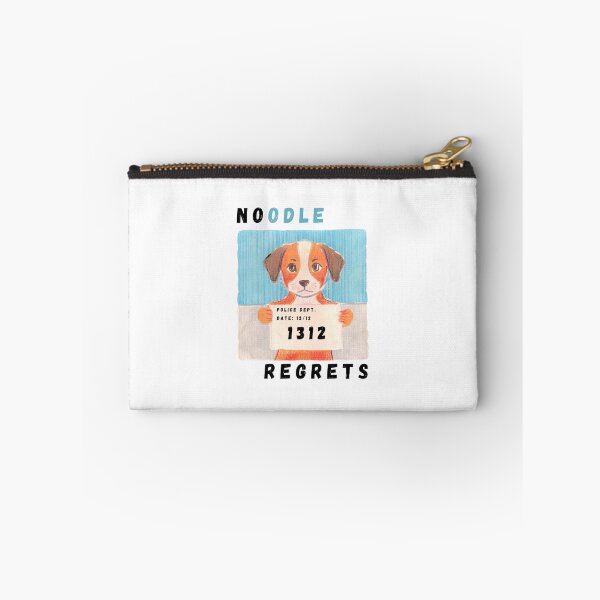 Item preview, Noodle Regrets Guilty Puppy designed and sold by PunnyPawsArt.