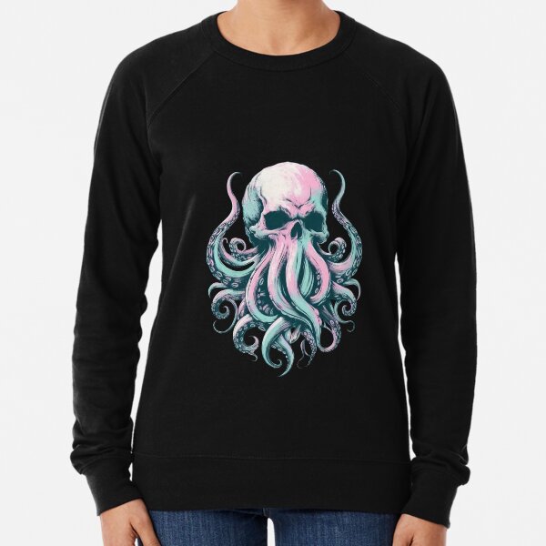 Item preview, Cthulhu skull pastel aesthetic designed and sold by DarkZeka.