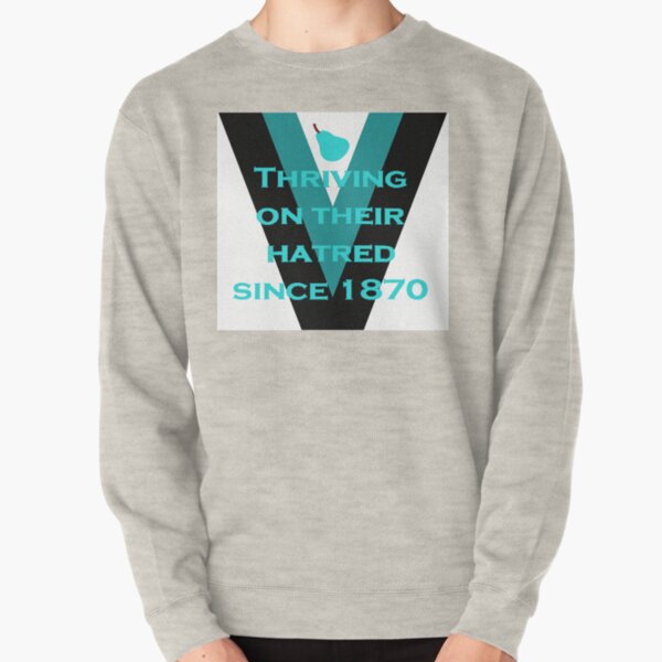 Pugger Boak's V Pear (White) Pullover Sweatshirt