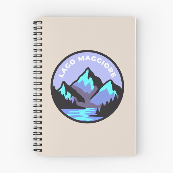 Item preview, Lago Maggiore Italia mountains landscape badge designed and sold by InvestingRoad.