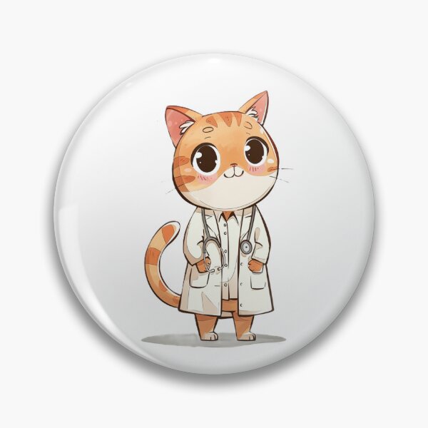 Item preview, Cat doctor Sticker. designed and sold by SUB Q.