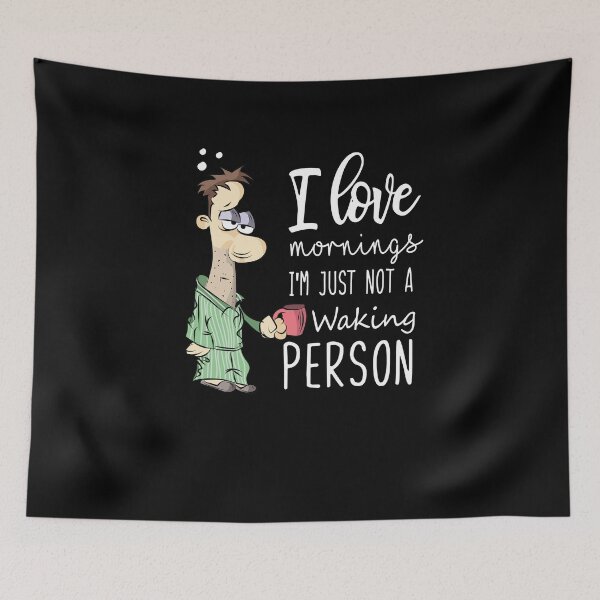 Item preview, I Love Mornings I'm Just Not A Waking Person  designed and sold by TeeTimeGuys.