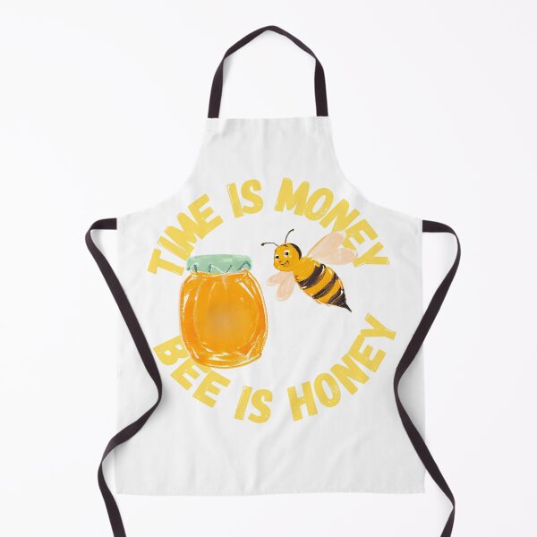 Item preview, Time Is Money Bee Is Honey designed and sold by PunnyPawsArt.