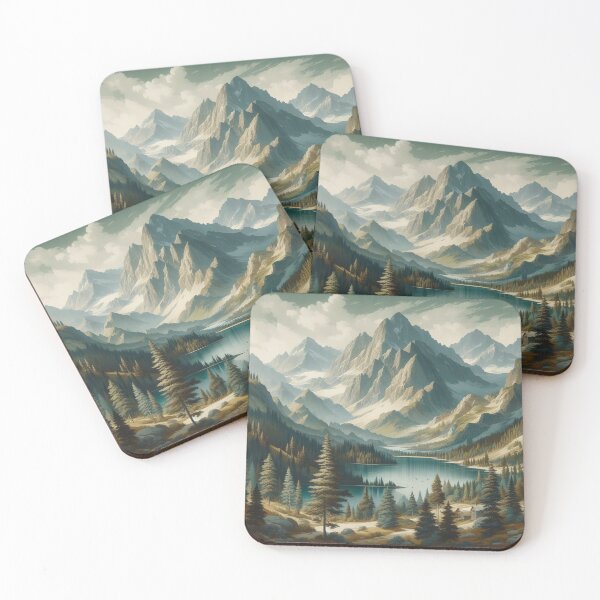 Item preview, Alpine Serenity: The Quiet Majesty of Mountain Solitude designed and sold by ArtComixHaven.