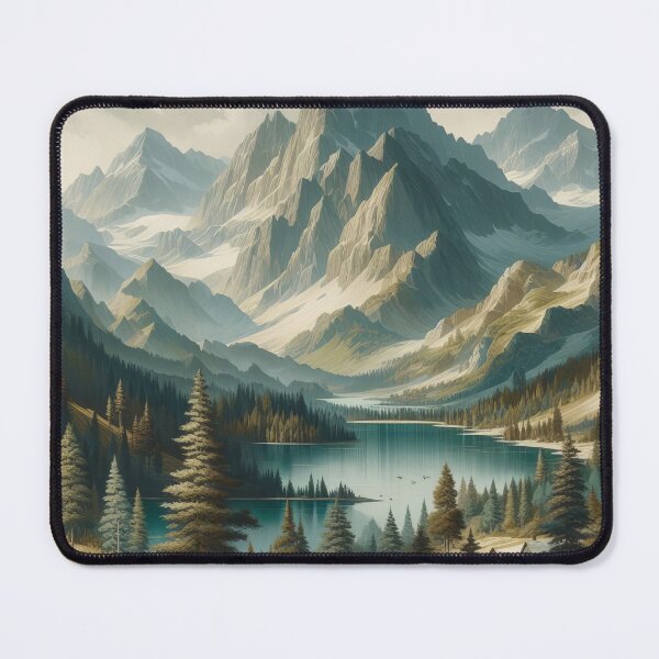 Item preview, Alpine Serenity: The Quiet Majesty of Mountain Solitude designed and sold by ArtComixHaven.