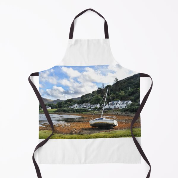 Item preview, A yacht at rest on the shoreline at Lochranza, Isle of Arran designed and sold by Richard Flint.