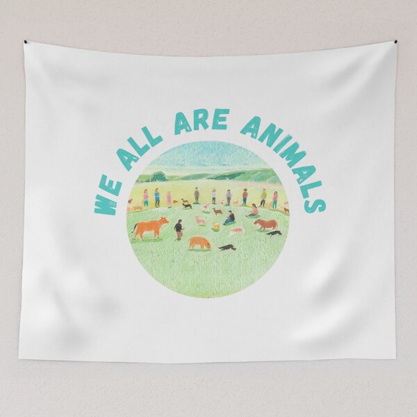 Item preview, We All Are Animals designed and sold by PunnyPawsArt.