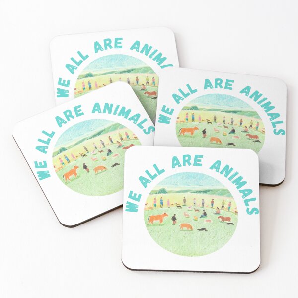 Item preview, We All Are Animals designed and sold by PunnyPawsArt.
