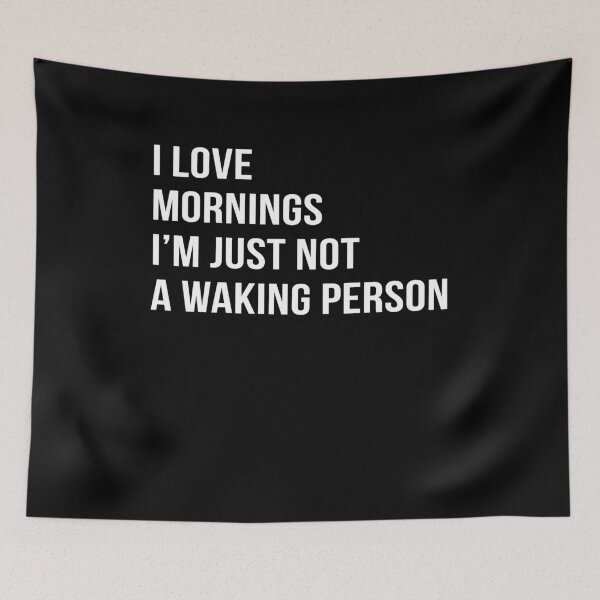 Item preview, I Love Mornings I'm Just Not A Waking Person V2  designed and sold by TeeTimeGuys.