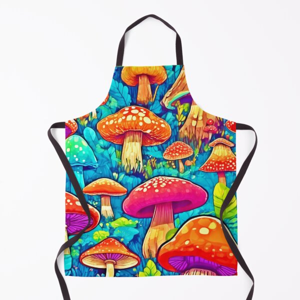 Item preview, Colorful Badaist Mushrooms Cartoon designed and sold by Health And Fitness Posts e-Store.