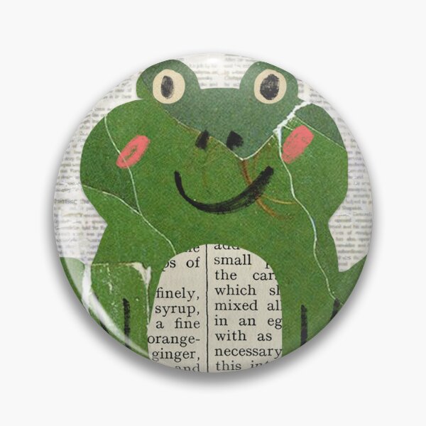 Item preview, Green frog t-shirt, nature pattern t-shirt, cute wildlife pattern t-shirt, vintage style t-shirt. ,newspaper designed and sold by BeYourself1993.
