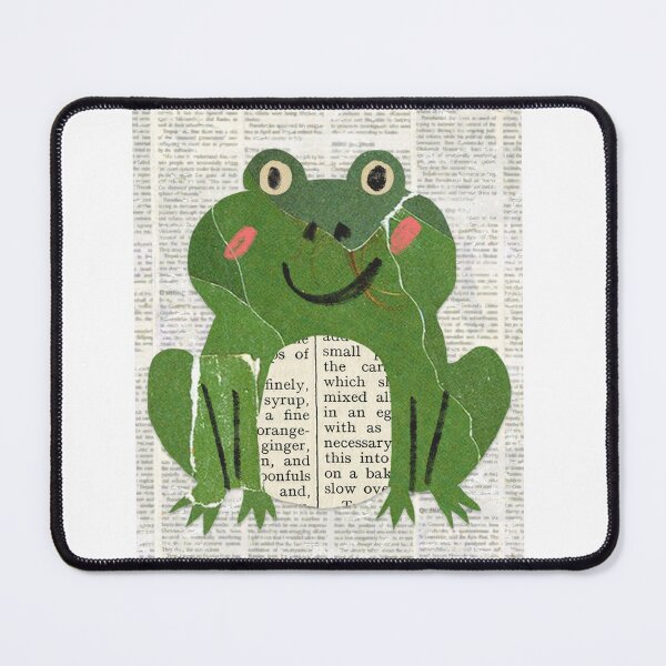 Item preview, Green frog t-shirt, nature pattern t-shirt, cute wildlife pattern t-shirt, vintage style t-shirt. ,newspaper designed and sold by BeYourself1993.