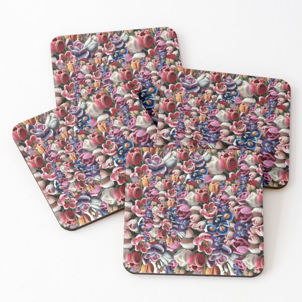 Item preview, Crochet Tulip and Iris Flower Pattern  designed and sold by PG Illustration.