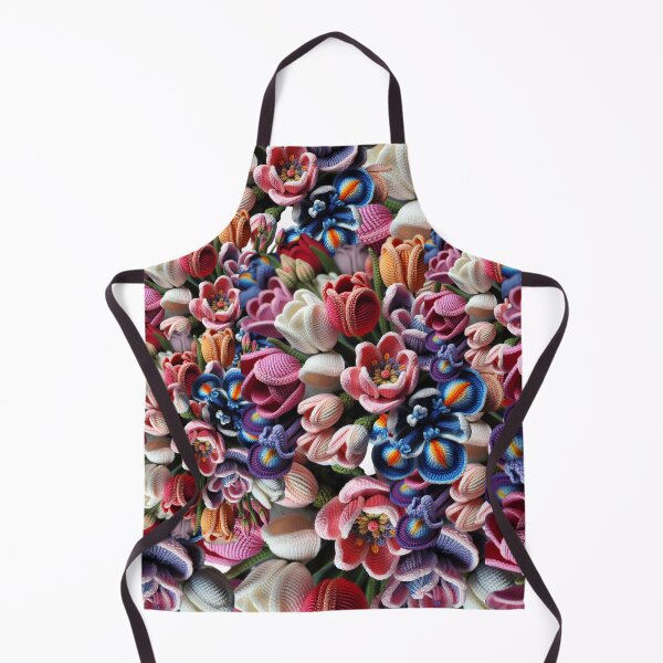 Item preview, Crochet Tulip and Iris Flower Pattern  designed and sold by PG Illustration.