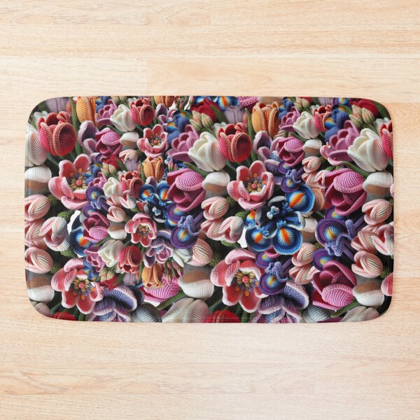 Item preview, Crochet Tulip and Iris Flower Pattern  designed and sold by PG Illustration.