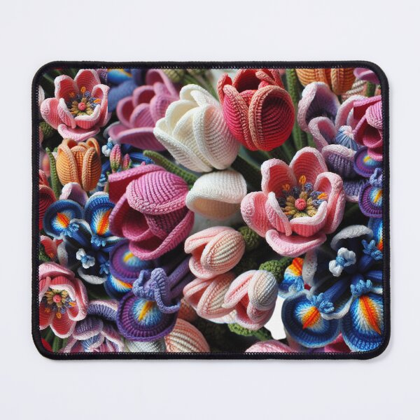 Item preview, Crochet Tulip and Iris Flower Pattern designed and sold by PG Illustration.