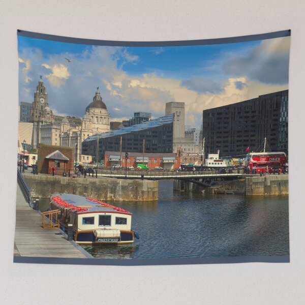 Item preview, Liverpool Albert Dock Cityscape  designed and sold by Alisonchambers2.