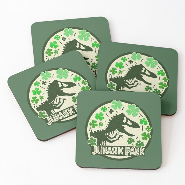 Item preview, St. Patrick's Day Jurassic Park designed and sold by ChunkByChunk.