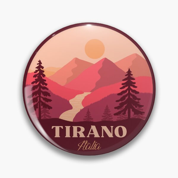 Artikelvorschau, Tirano Italia Gebirgslandschaftsabzeichen entworfen und verkauft von InvestingRoad.