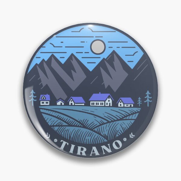 Artikelvorschau, Tirano Italia Gebirgslandschaftsabzeichen entworfen und verkauft von InvestingRoad.
