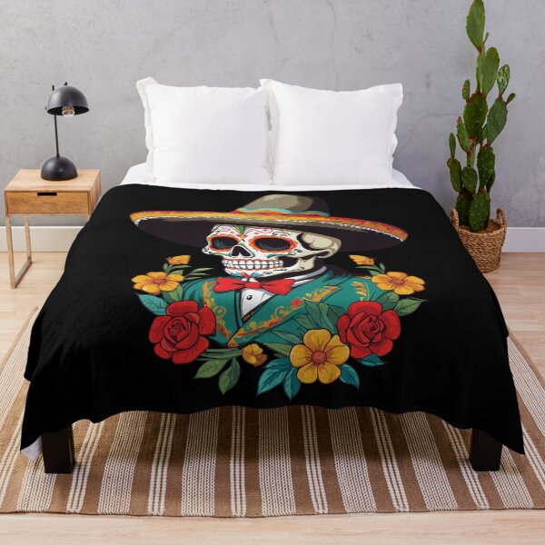 Item preview, Iconic Sugar Skull Mexico Skull Streetwear designed and sold by LuminOrb.
