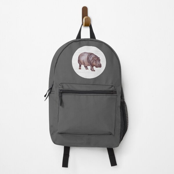 Item preview, Watercolor Drawing of a Hippopotamus designed and sold by LivingColorful.
