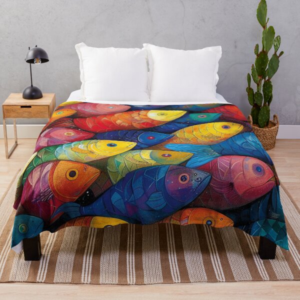 Item preview, Kaleidoscope of Dreams: A Vivid Fish Mosaic designed and sold by Nullycrunch.