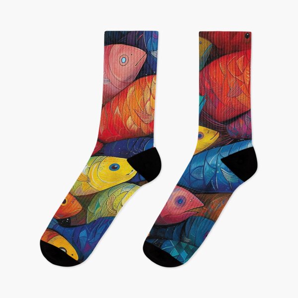 Item preview, Kaleidoscope of Dreams: A Vivid Fish Mosaic designed and sold by Nullycrunch.