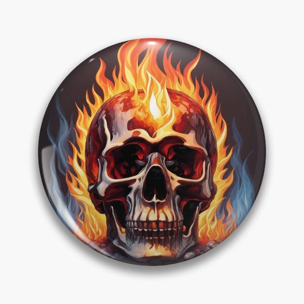 Item preview, Fire Skull designed and sold by RaF71PrO.