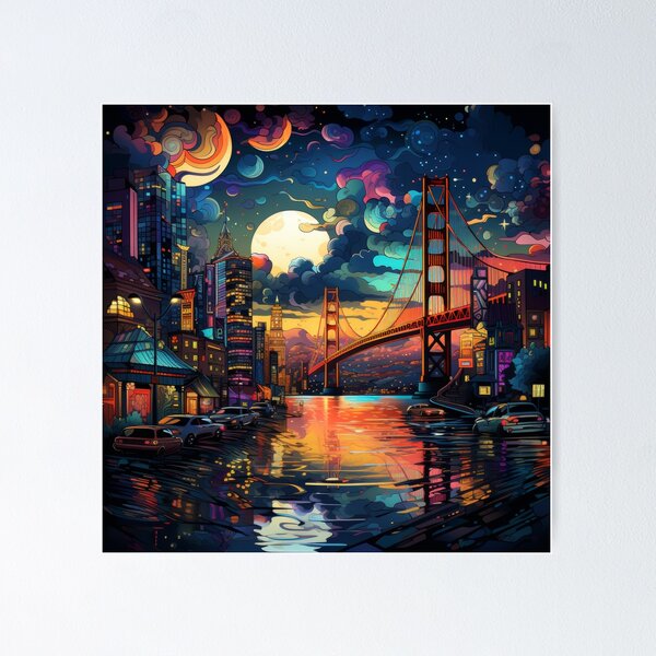 Item preview, Goldengate Bridge designed and sold by Pedra Panda.