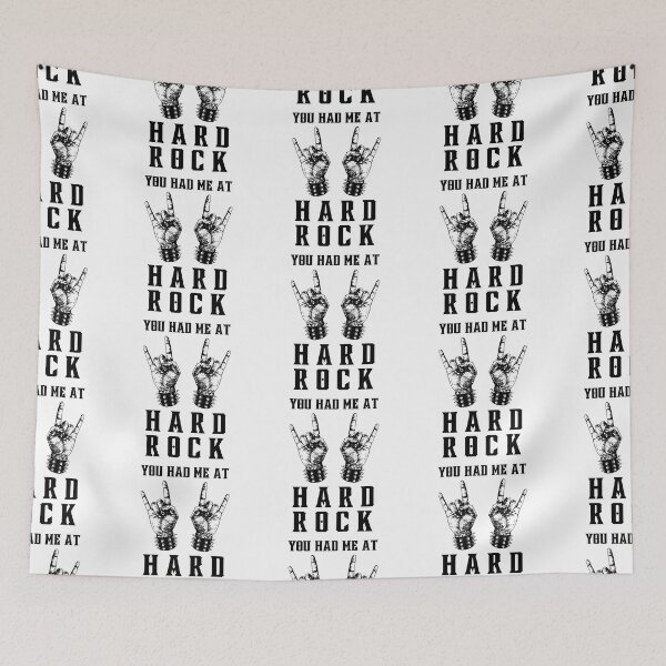 Item preview, You Had Me at Hard Rock: Metalheads Horns Up! designed and sold by impressionofmel.
