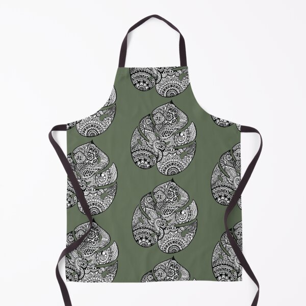 Item preview, Zentangle Monstera Leaf B&W designed and sold by Bell & Gary .