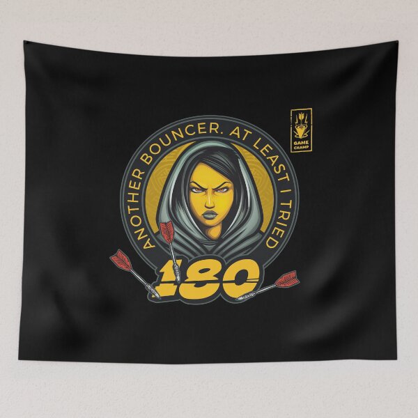 Item preview, Darts 180 Onehundredandeigthy Bouncer Yellow Player designed and sold by Adam Brooq.