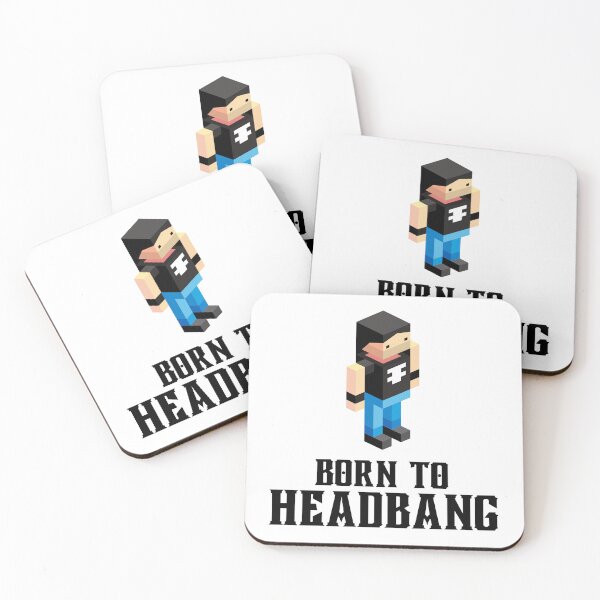 Item preview, Blockhead Born to Headbang designed and sold by impressionofmel.