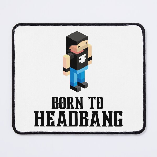 Item preview, Blockhead Born to Headbang designed and sold by impressionofmel.
