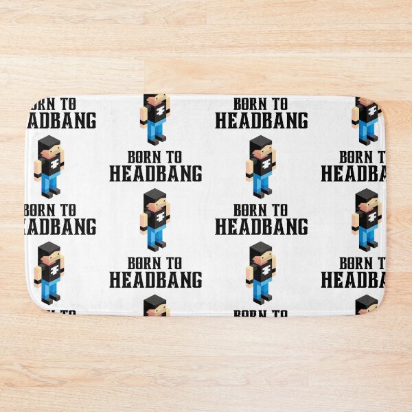 Item preview, Blockhead Born to Headbang designed and sold by impressionofmel.