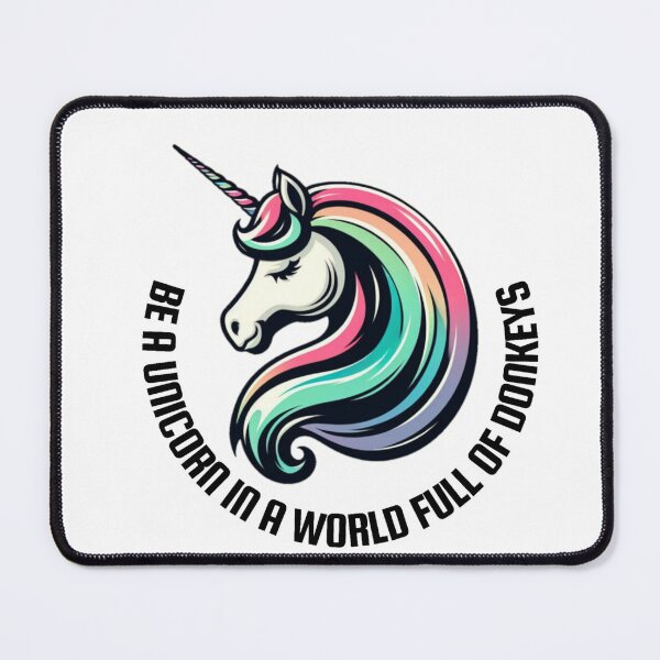 Item preview, Be a unicorn in world full of donkeys designed and sold by DShirtRepublic.