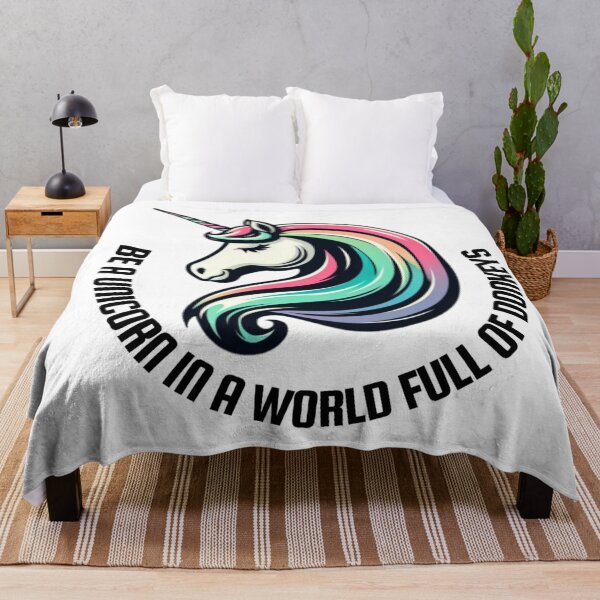 Item preview, Be a unicorn in world full of donkeys designed and sold by DShirtRepublic.