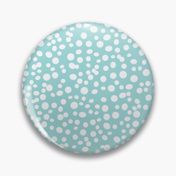 Item preview, Robins Egg Blue Background With White Polka Dots designed and sold by patternsbyposh.
