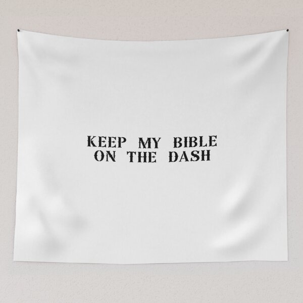 Item preview, KEEP MY BIBLE ON THE DASH COWBOY CARTER designed and sold by allthingscrafts.