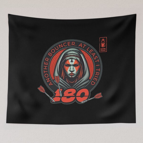 Item preview, Darts 180 Onehundredandeigthy Red Player designed and sold by Adam Brooq.