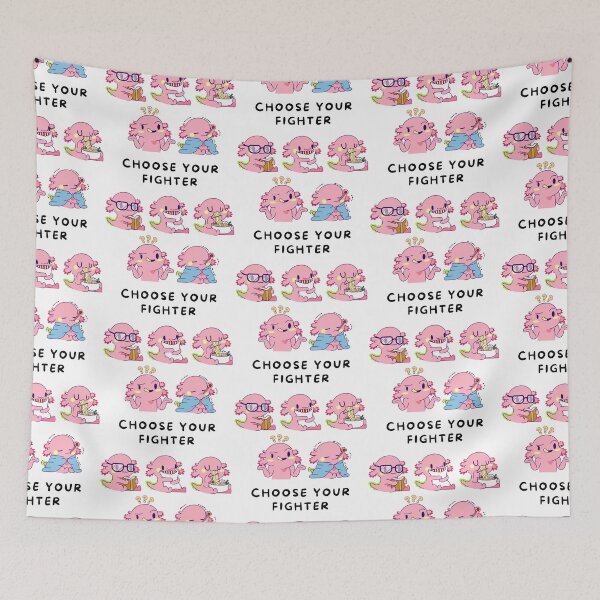 Item preview, Axolotl Squad: Choose Your Fighter designed and sold by impressionofmel.