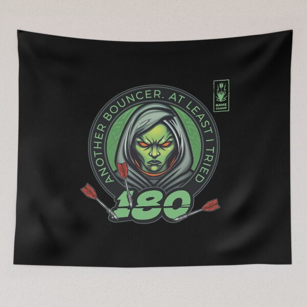 Item preview, Darts 180 Onehundredandeigthy Bouncer Green Player designed and sold by Adam Brooq.